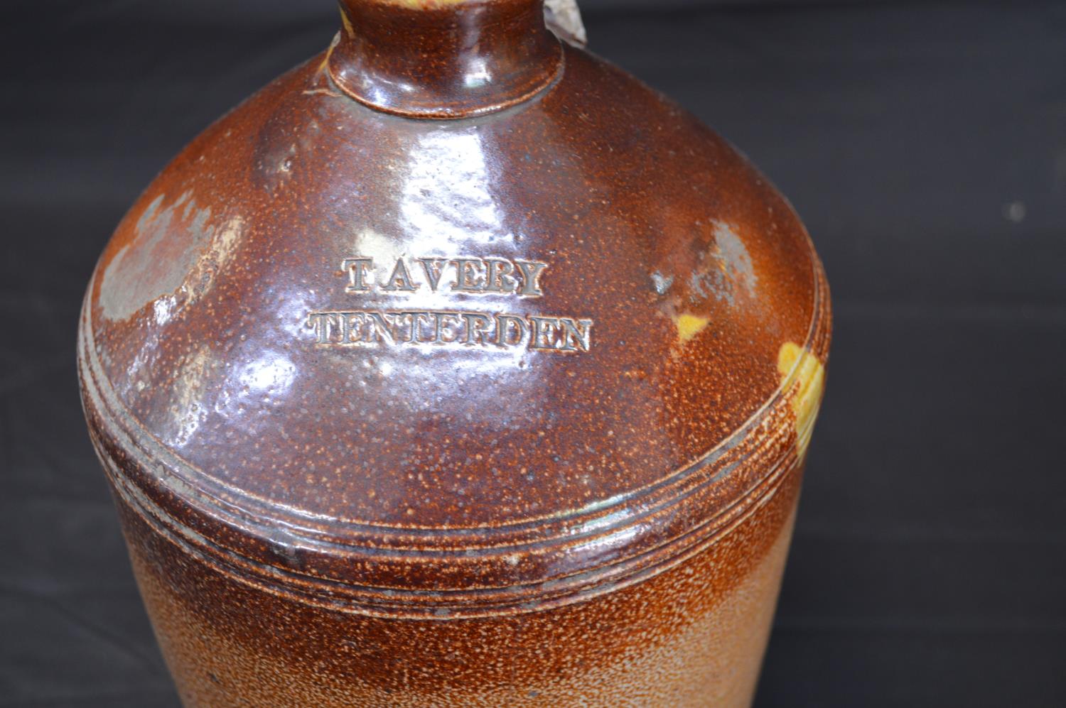 Group of five stoneware flagons to comprise: Shaxby Bros Wine & Spirit Merchants, Canterbury & - Image 3 of 4