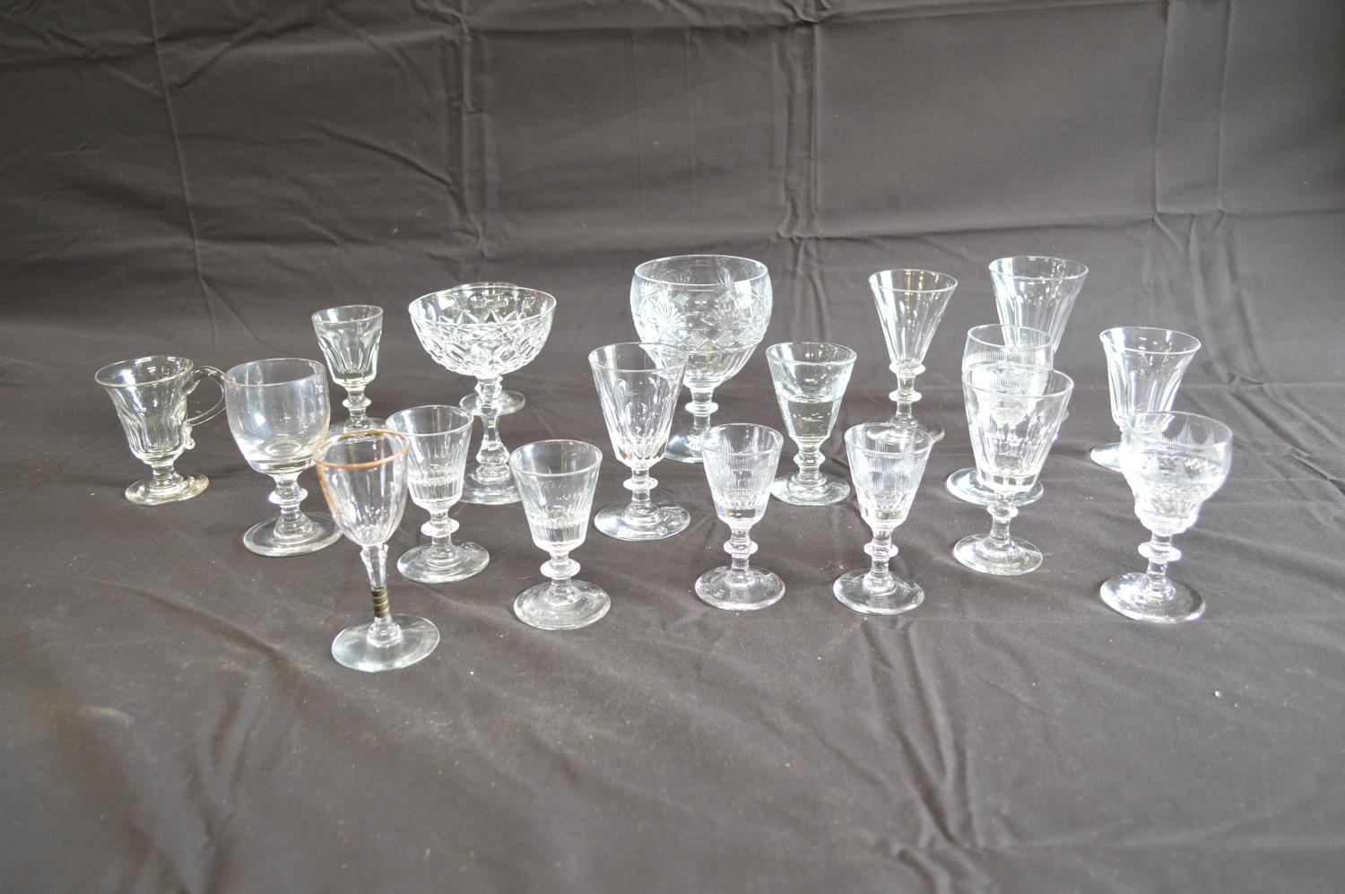 Selection of Georgian, Victorian and later glassware to include: decanters, jugs and stemmed - Image 3 of 4