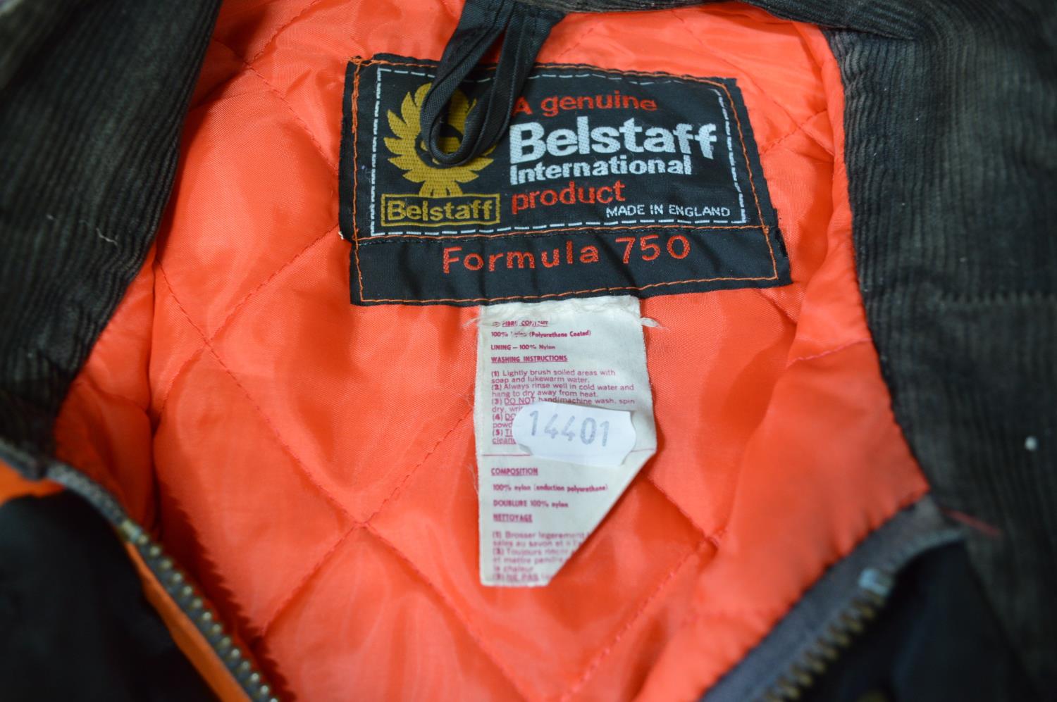 Ladies Belstaff International Formula 750 lined shower proof jacket Please note descriptions are not - Image 3 of 4