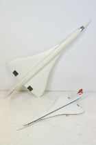 England Models Air France Concorde F-BVFA fibreglass scale model (approx 120cm long), together