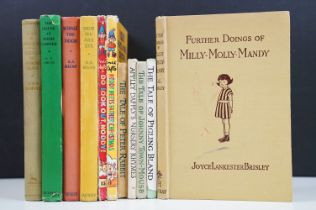 A small collection of vintage children's books to include Winnie the Pooh, Noddy and Beatrix
