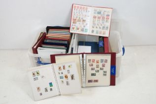 A large collection of British, World & commonwealth stamps contained within eighteen albums together