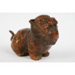 An ornamental Chinese bronze tiger, stands approx 4cm in height.