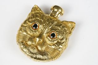 Perfume Bottle in the manner of Louis Wain stamped 800