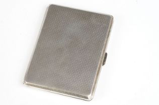 Silver Engine Turned Cigarette Case