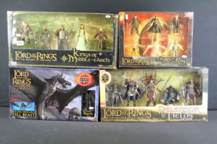 Collection of four boxed Toy Biz The Lord Of The Rings The Return Of The King figure sets to include