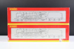 Two boxed Hornby OO gauge locomotives to include R2192 BR 4-6-2 Britannia Class 7MT Locomotive Anzac