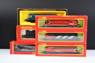 Six boxed Hornby OO gauge locomotives to include R078 BR 4-6-2 Loco Flying Scotsman Class A3, R758