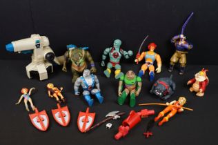 Thundercats - 11 Original LJN Thundercats figures to include Cheetara, Lion O, Panthro, Slithe,