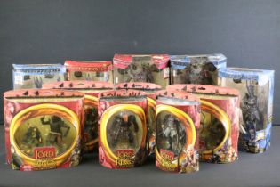 Collection of 11 boxed Toy Biz The Lord Of The Rings figures and figures sets to include 2 x