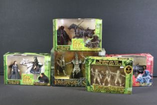 Collection of five boxed Toy Biz The Lord Of The Rings The Fellowship Of The Ring to include 2 x