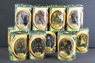 Collection of 12 boxed Toy Biz The Lord Of The Rings The Fellowship Of The Ring figures to include