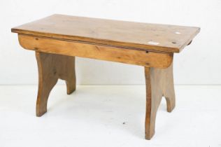 Elm Kitchen Stool or Bench, 41cm high x 74cm long x 35cm deep