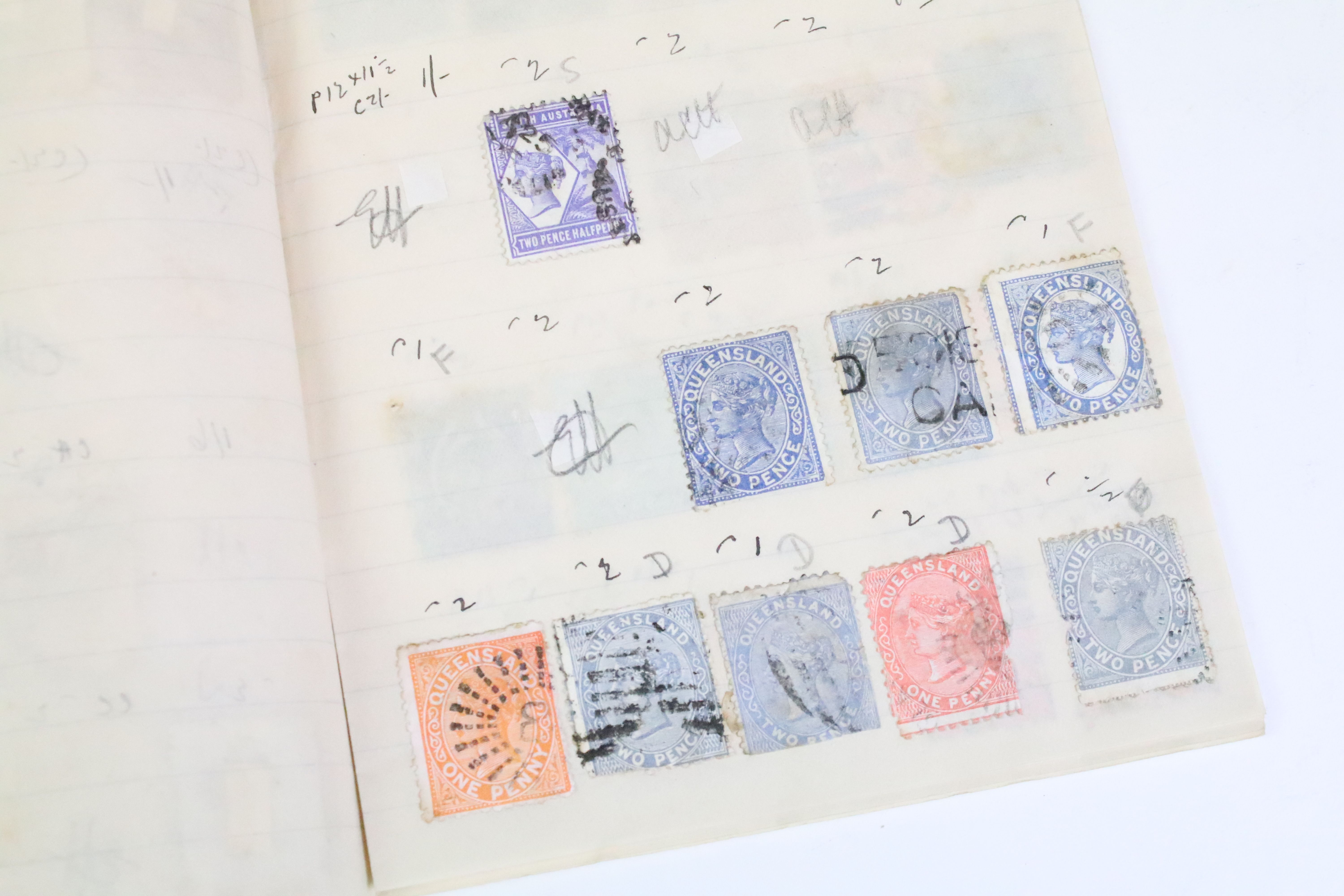 Collection of mostly 19th Century and early 20th Century stamps to include a selection of Great - Image 6 of 17