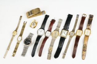 A collection of ladies and gents wristwatches to include Limit, Sekonda and Accurist examples.