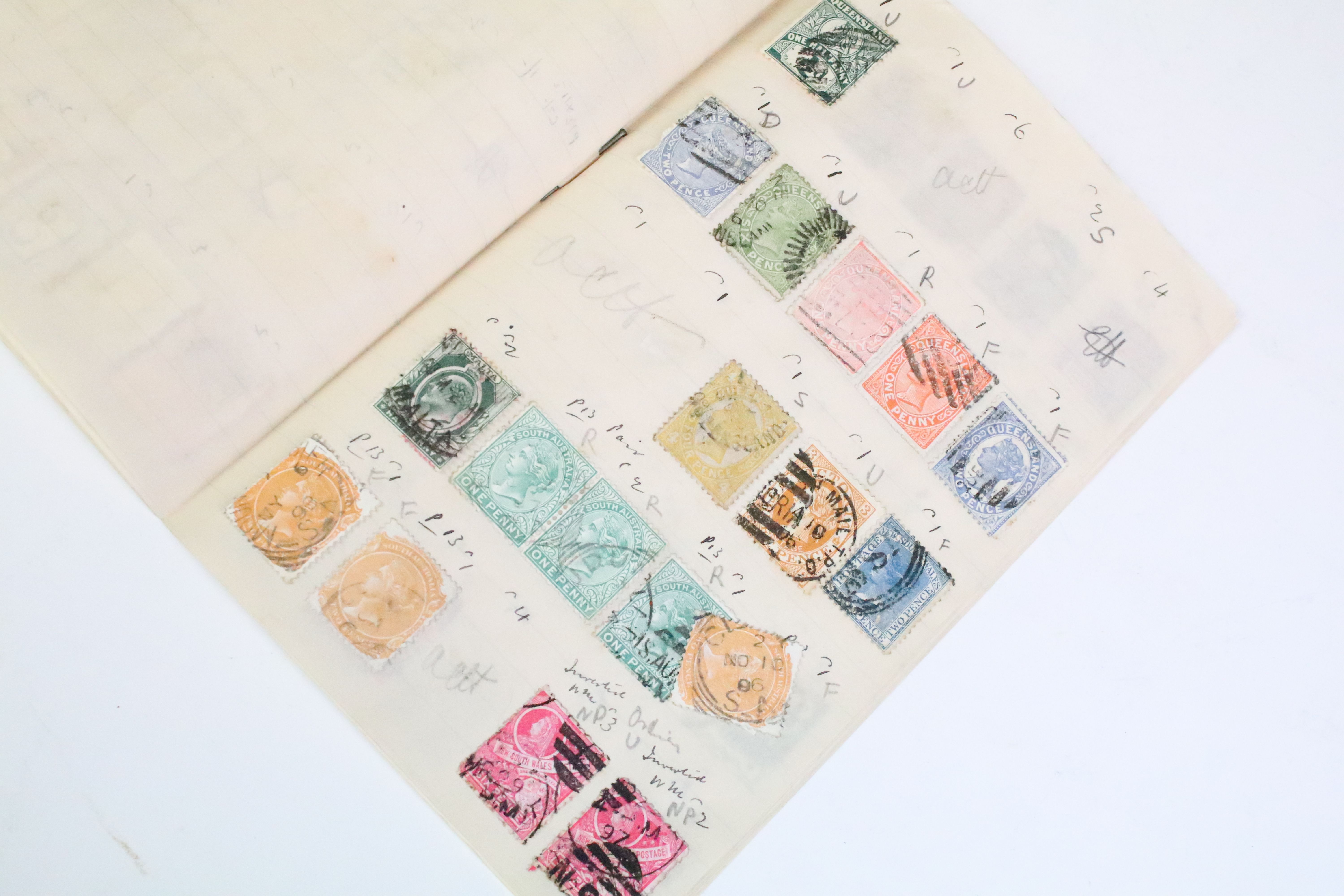 Collection of mostly 19th Century and early 20th Century stamps to include a selection of Great - Image 7 of 17