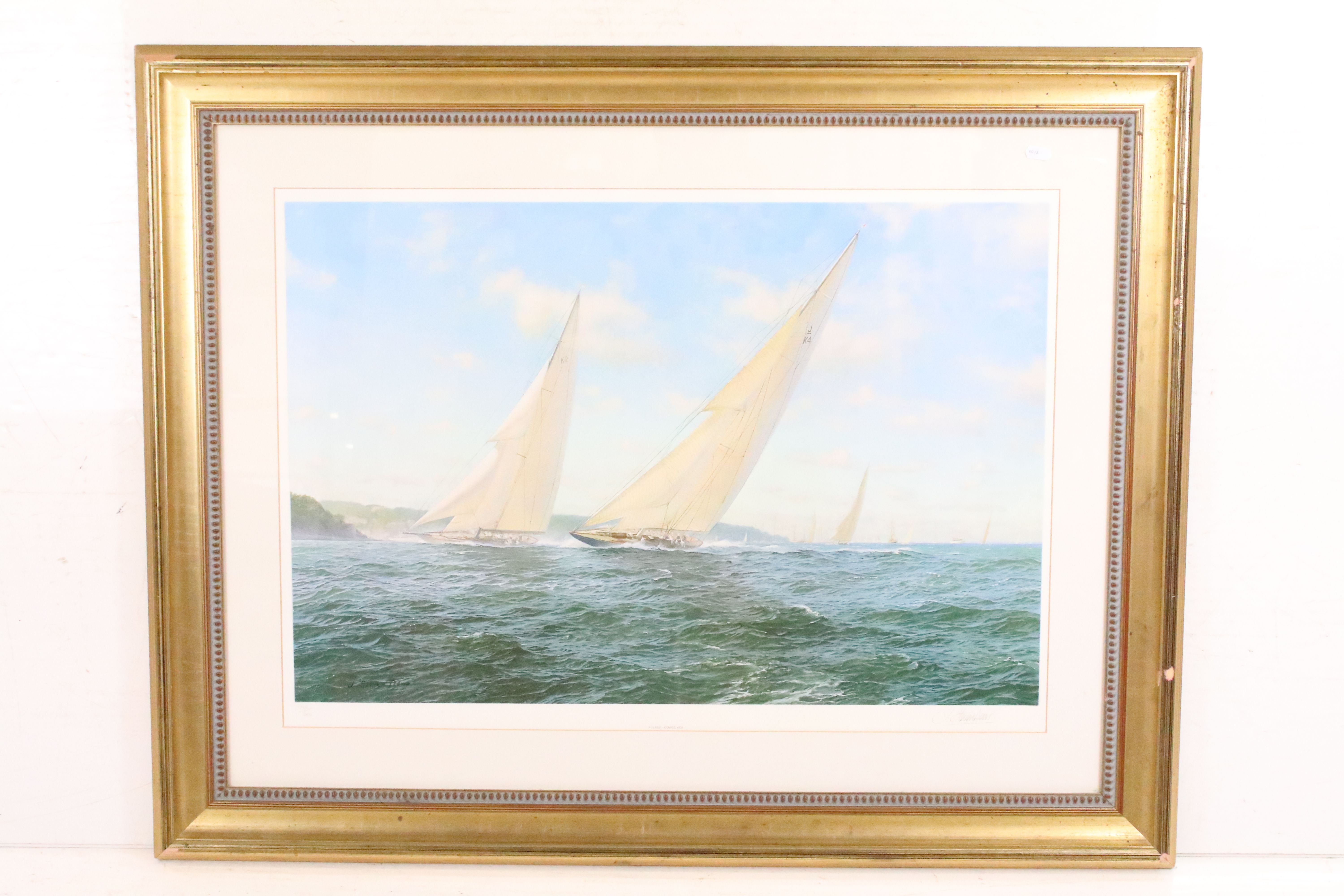 John Steven Dews (b. 1949), sailing boat at sea, limited edition print number 17/350, signed lower - Image 2 of 9