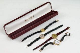 Four Ladies Watches including a 9ct Gold