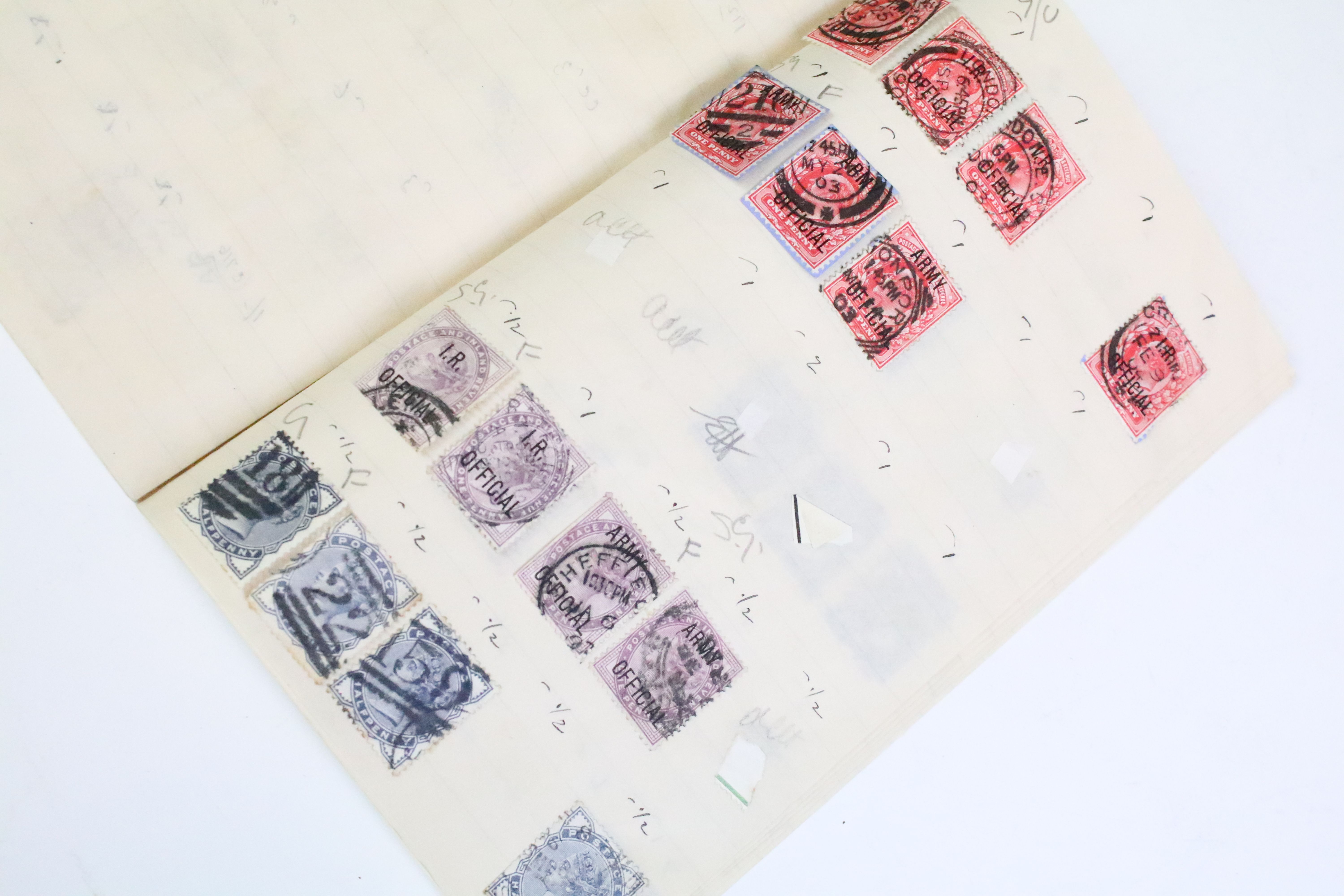 Collection of mostly 19th Century and early 20th Century stamps to include a selection of Great - Image 9 of 17