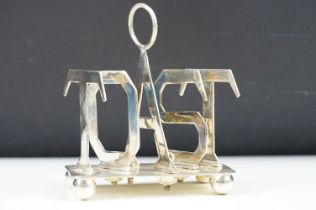 Silver Plated Toast Rack