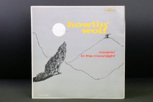 Vinyl - Howlin' Wolf – Moanin' In The Moonlight. Original UK 1965 1st mono pressing, gold black