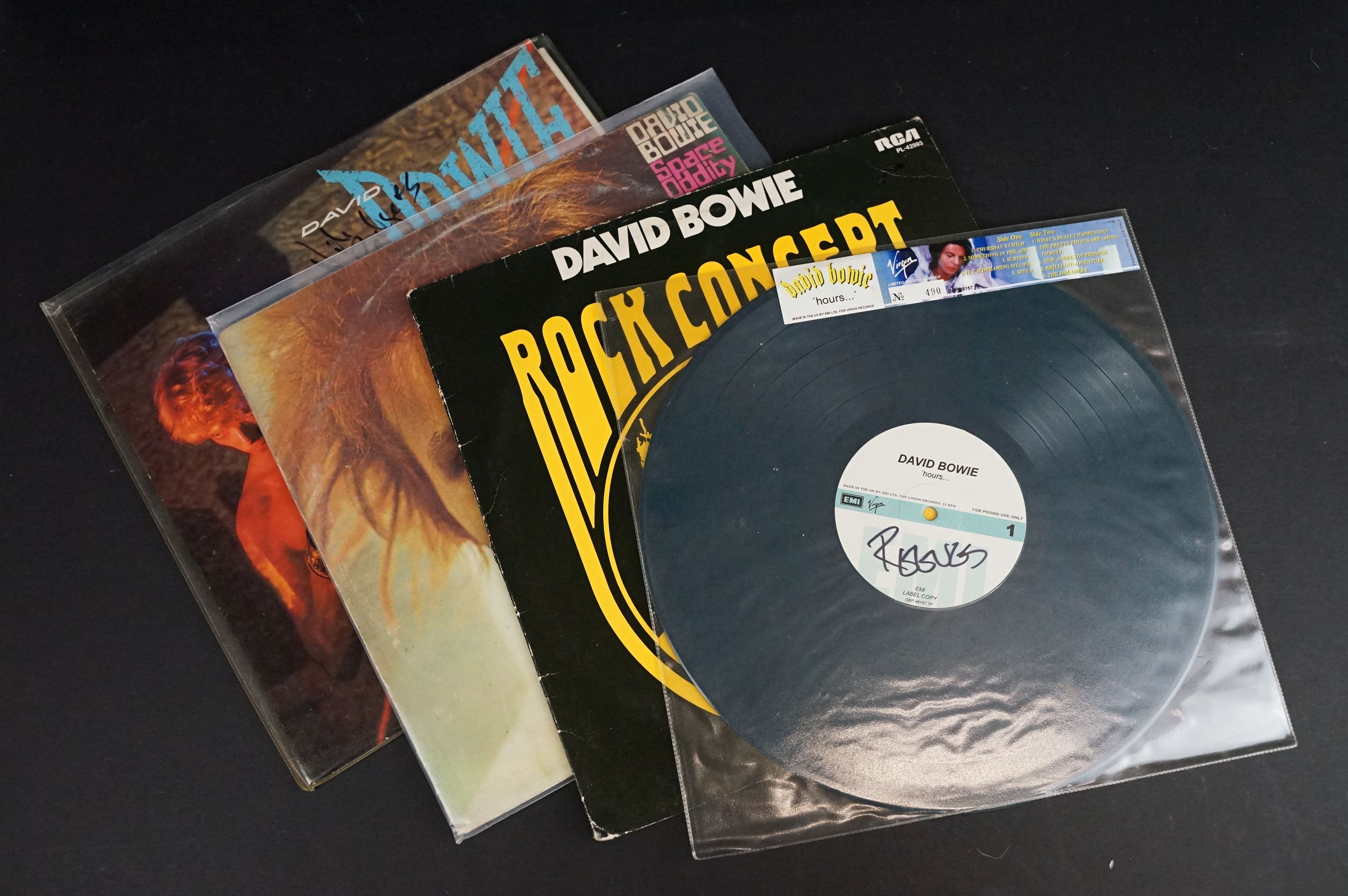 Vinyl / Autographs - 15 David Bowie and related albums signed by members of David Bowie’s band and - Image 6 of 8