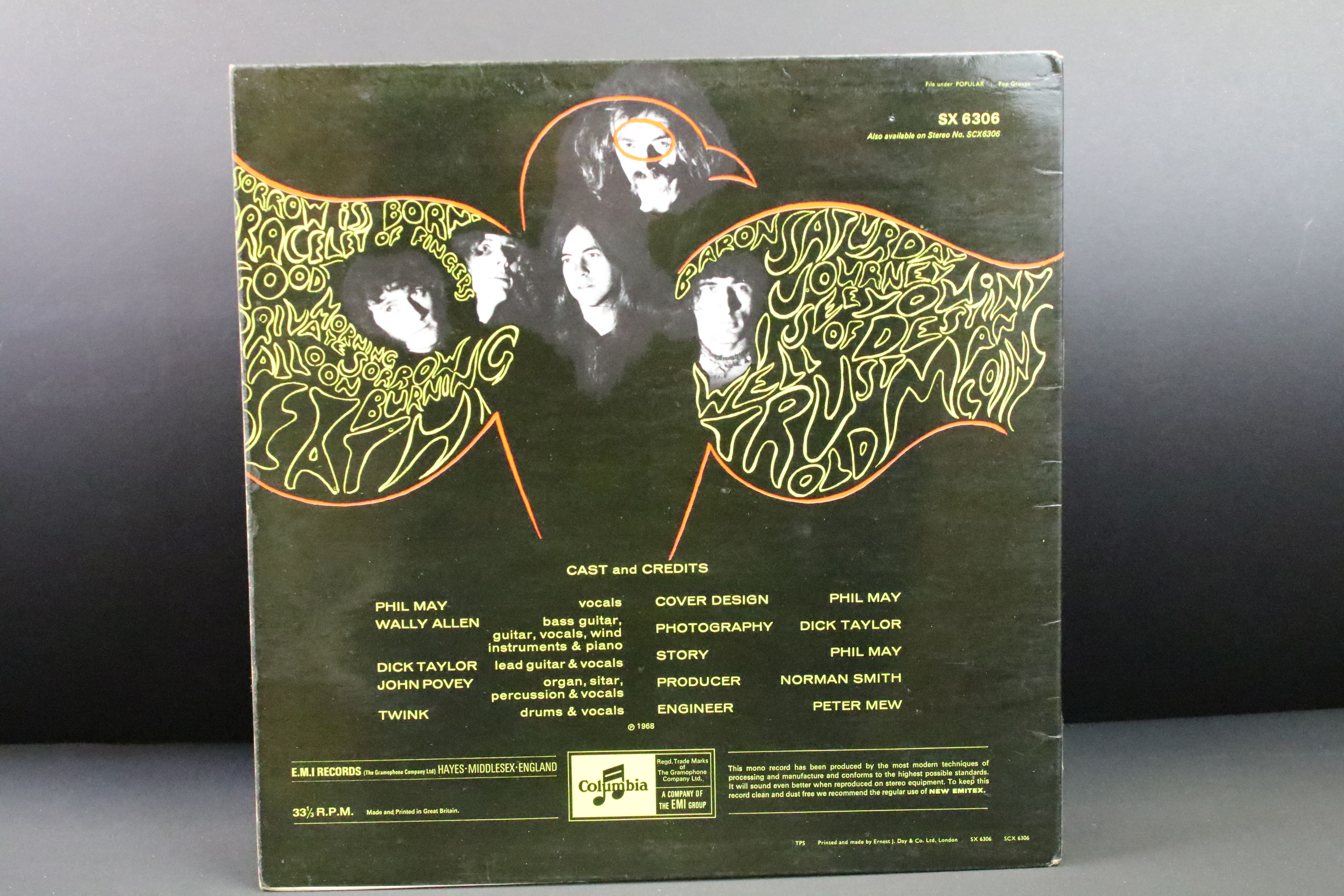Vinyl - Pretty Things - S. F. Sorrow. Original UK 1st mono pressing with blue / black textured - Image 7 of 7