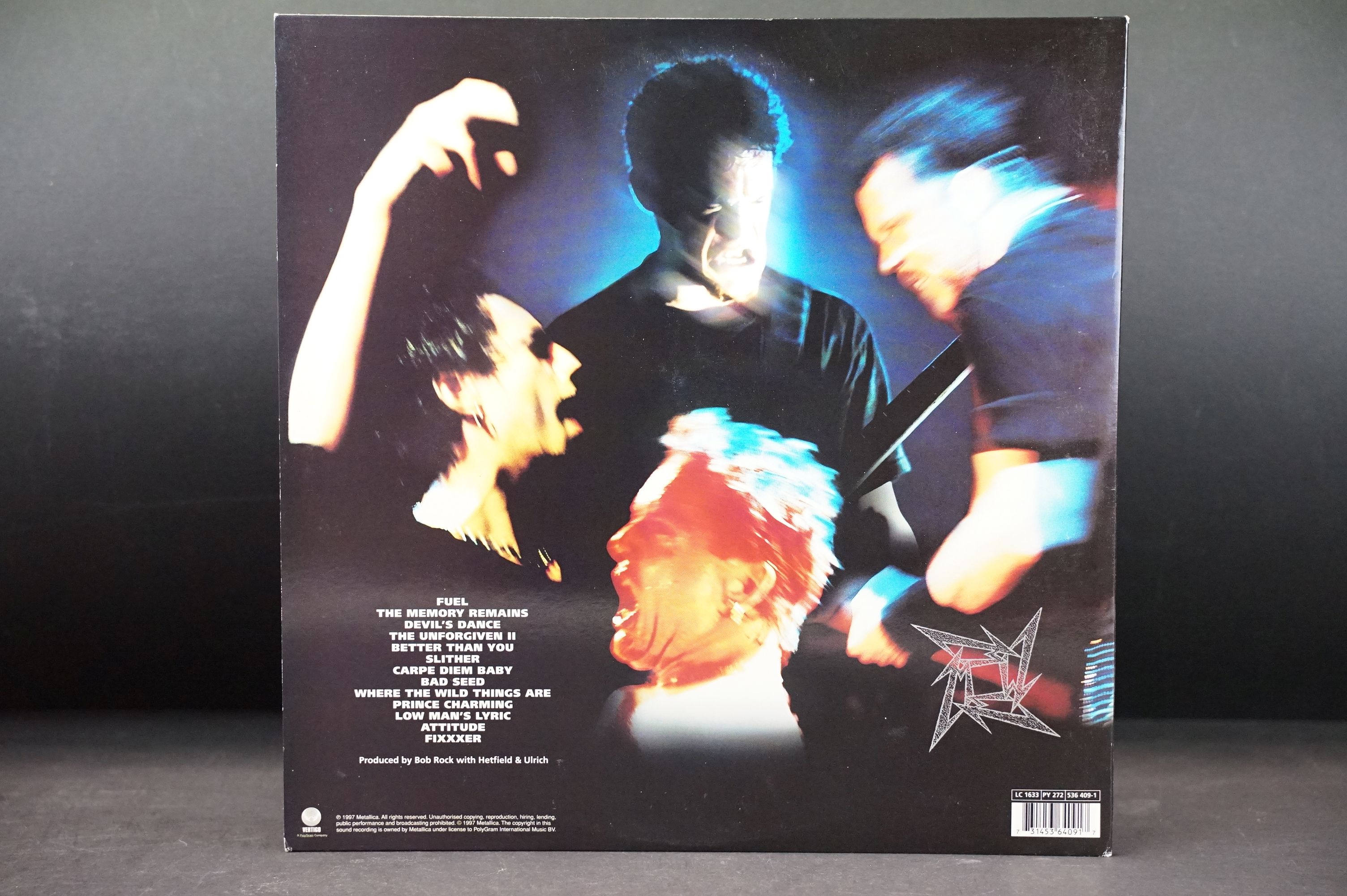 Vinyl - Metallica Reload 2LP on Vertigo 536 409-1. Sleeve Ex with original hype sticker, inners - Image 5 of 5