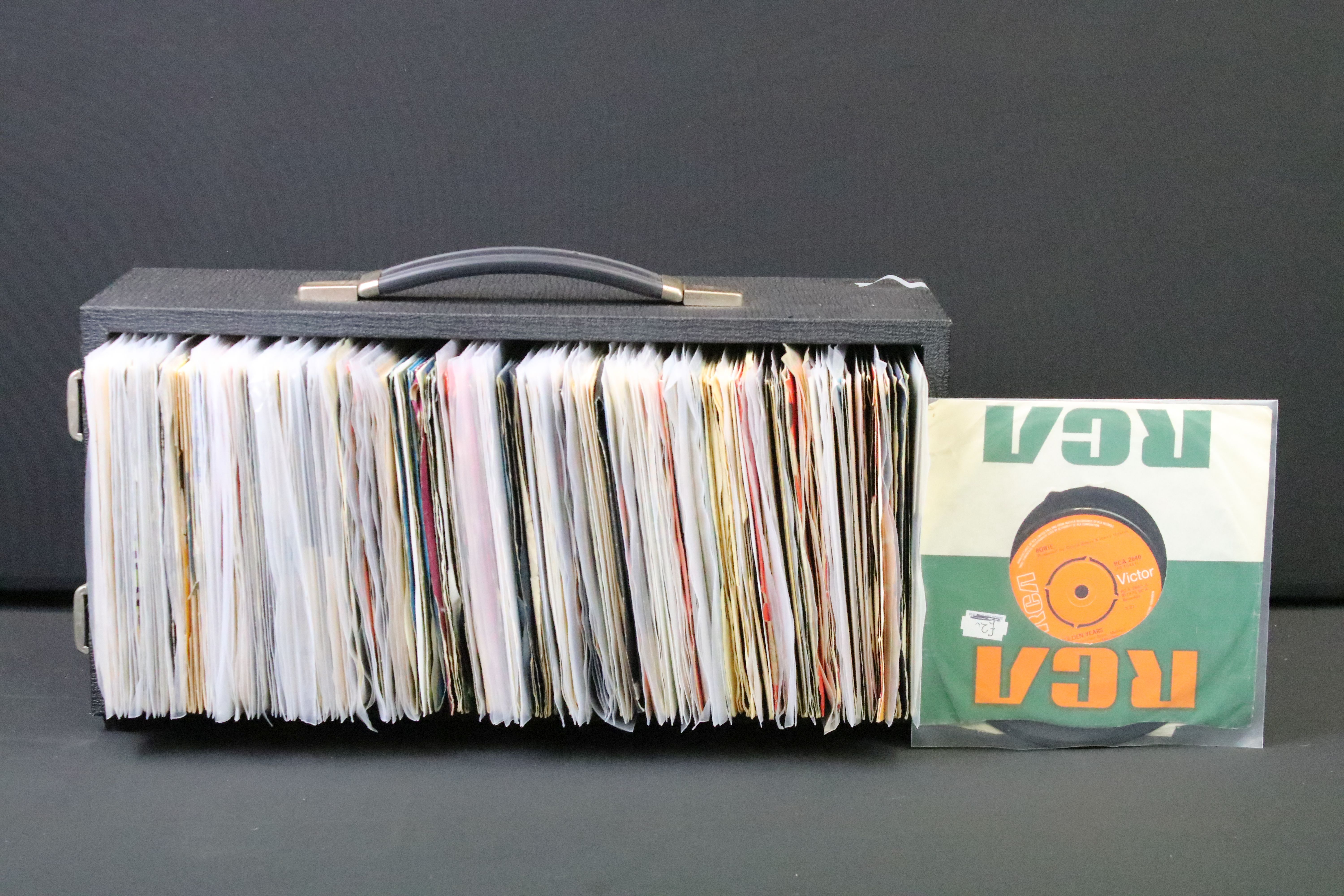 Vinyl - Over 120 mainly 1970s Rock and Pop 7” singles including demos promos and foreign pressing in