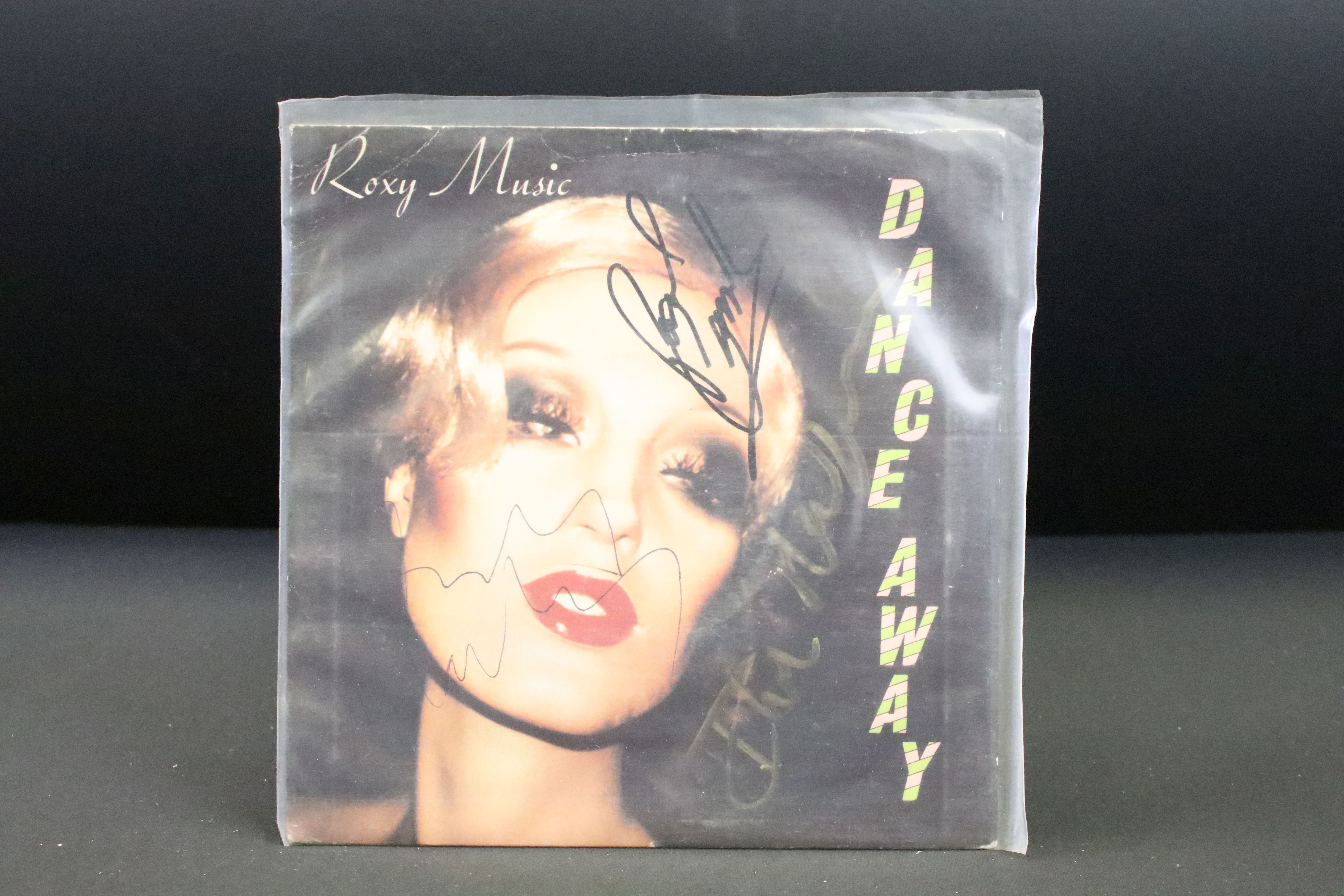 Vinyl / Autographs - 5 Roxy Music 7” singles signed by 2 or more members to include: Angel Eyes ( - Image 5 of 6