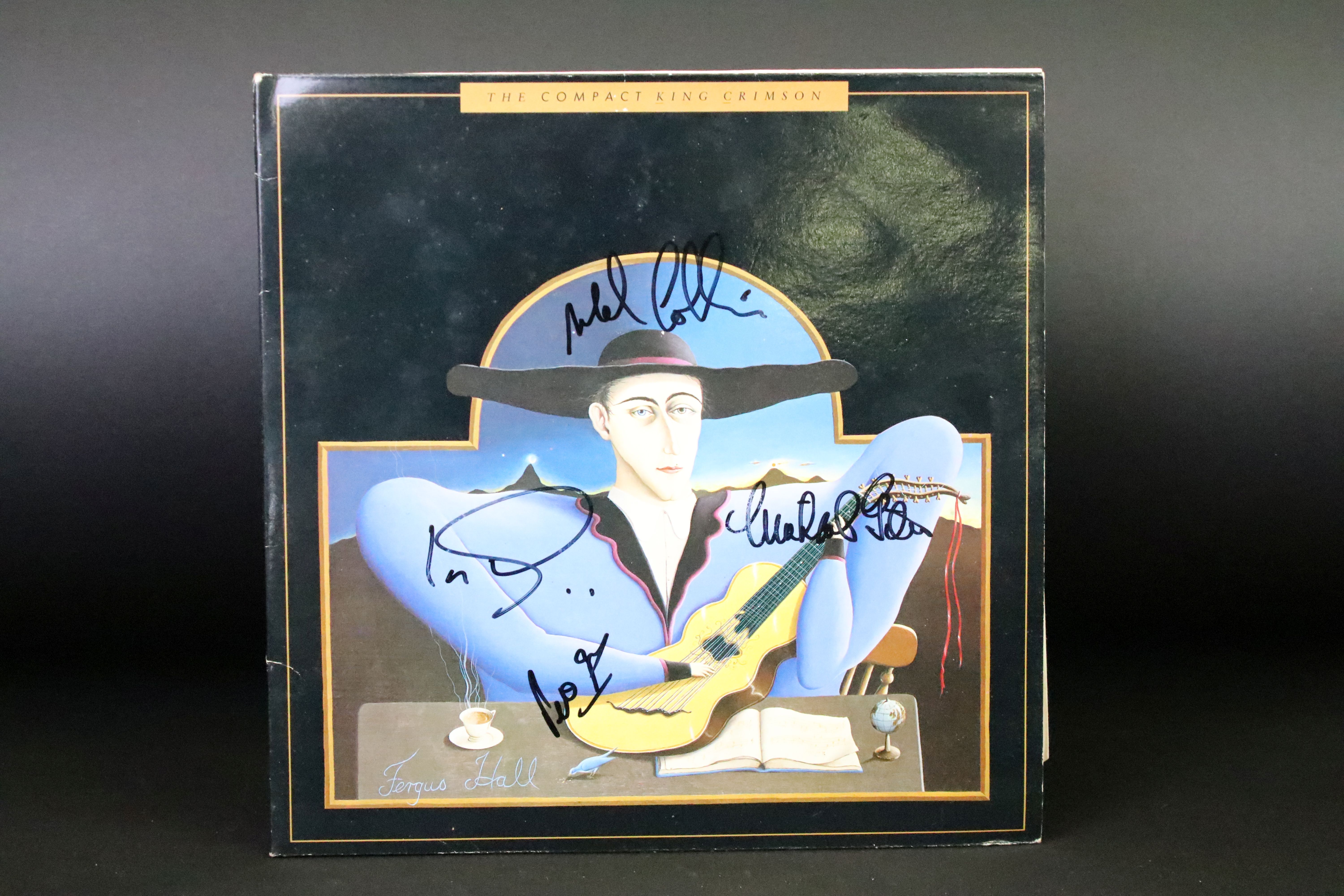 Vinyl / Autographs - King Crimson – The Compact King Crimson, original UK 1986 double album, EG