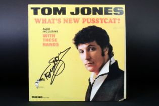 Vinyl / Autographs - Tom Jones - What’s New Pussycat? original Canadian Mono pressing Parrot