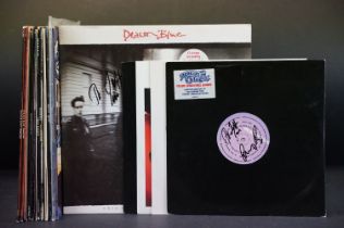 Vinyl / Autographs - 4 albums, 16 x 12” singles and 4 x 10” by Deacon Blue, all signed by Ricky Ross