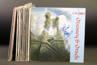 Vinyl / Autographs - 24 albums and 5 12” singles all signed by either Colin Blunstone or Rod