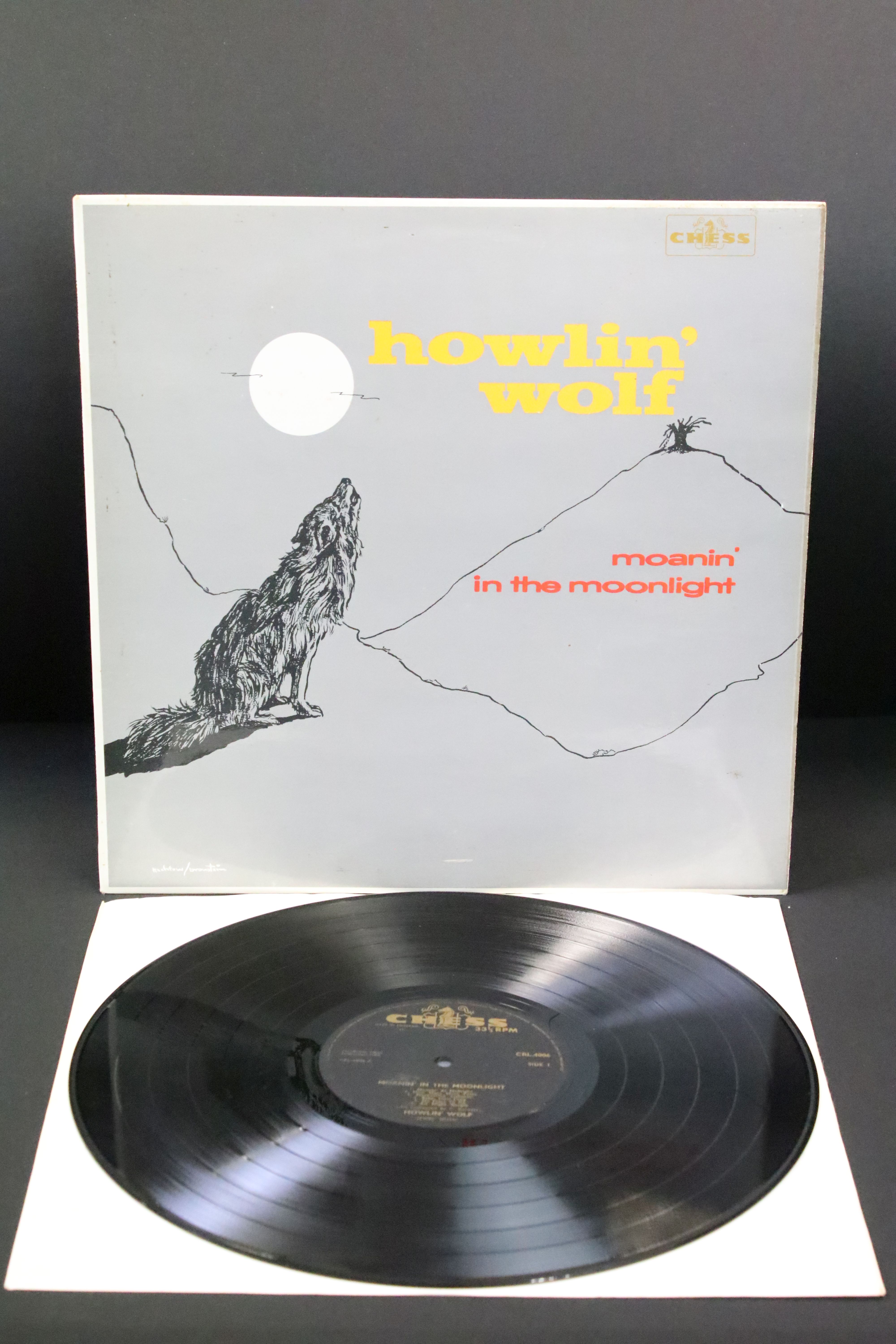 Vinyl - Howlin' Wolf – Moanin' In The Moonlight. Original UK 1965 1st mono pressing, gold black - Image 2 of 7