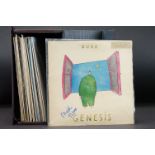 Vinyl / Autographs - 10 albums and 13 12” singles by Genesis spanning their career, all signed by