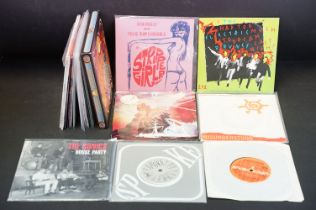 Vinyl - 21 Psych / Garage / Freakbeat / Mod re-issue and recent release 7” singles and one box