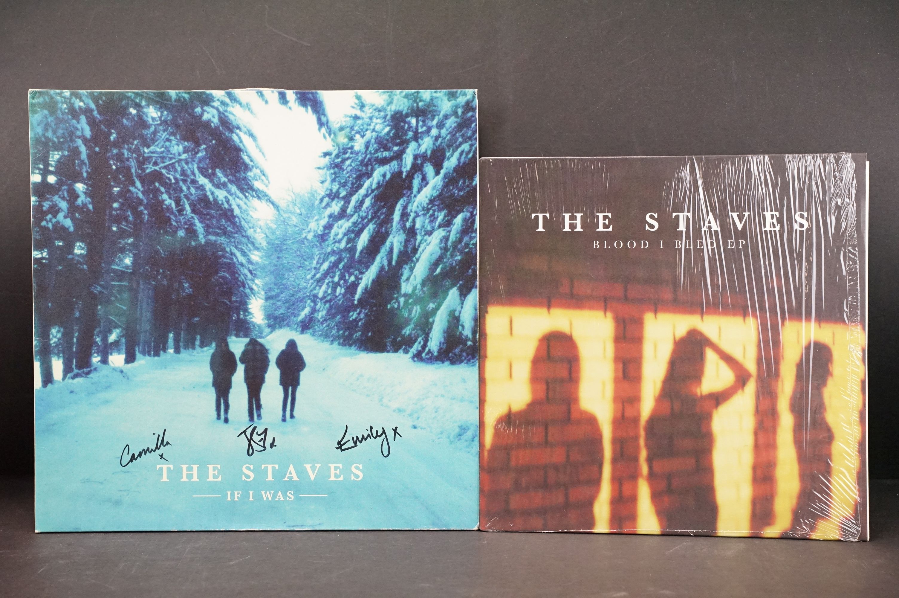 Vinyl / Autographs - 1 LP and one 10” by The Staves to include: If I Was (UK 2015 fully signed on