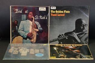 Vinyl - Jazz - 4 original UK pressing Jazz albums to include: Yusef Lateef – The Golden Flute (UK