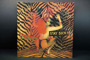 Vinyl / Autographs - The Cramps – Stay Sick!, original UK 1990 1st pressing promo sample album