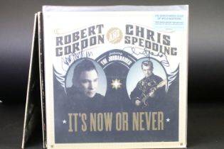 Vinyl / Autographs - 4 albums signed by Chris Spedding and others to include: Robert Gordon And