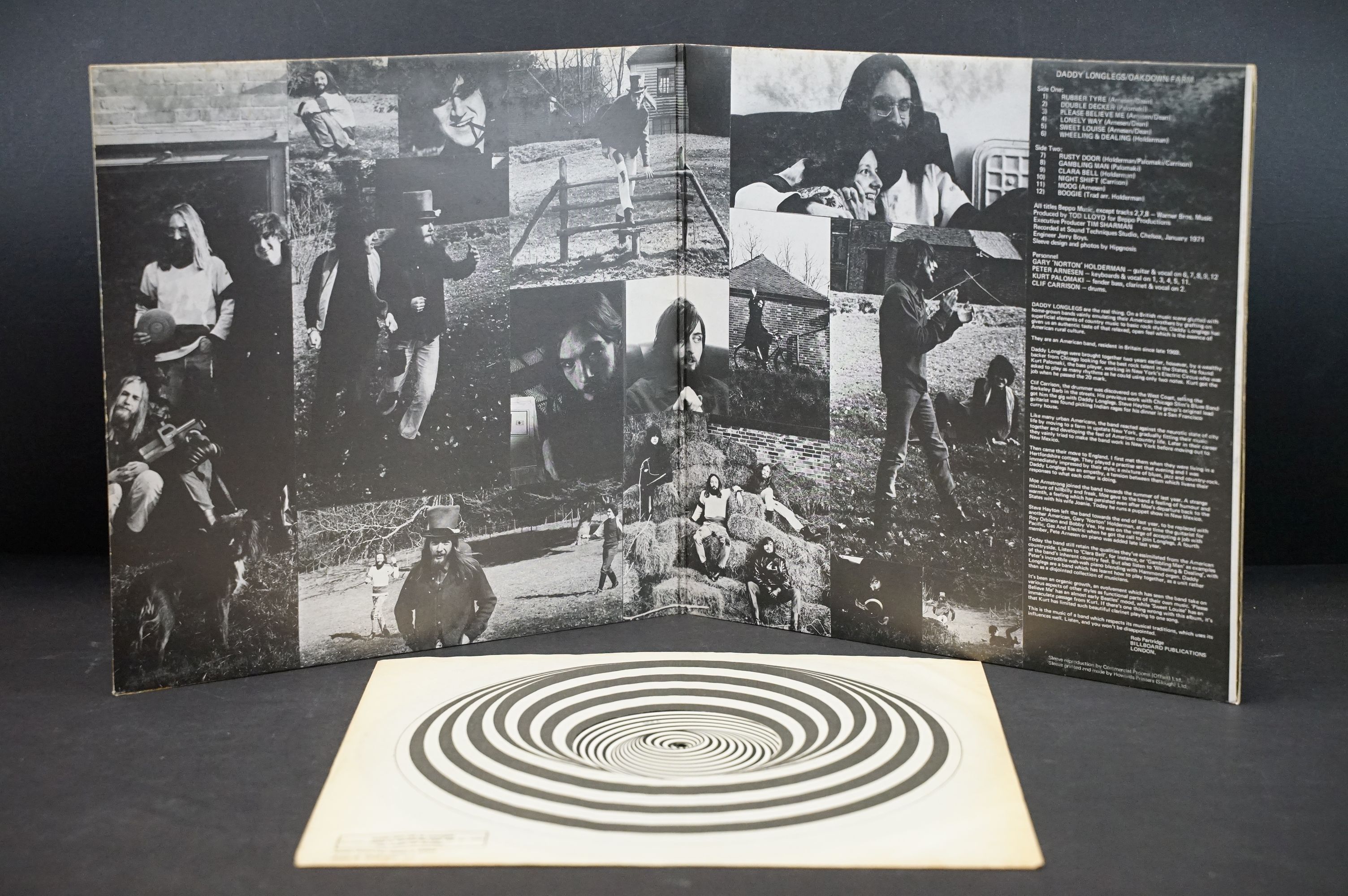 Vinyl - Daddy Longlegs – Oakdown Farm, original UK 1971 1st pressing, large vertigo swirl, with - Image 2 of 7