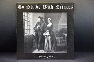 Vinyl - Simon Foley – To Strive With Princes The Story Of Sir Thomas More. Rare folk LP on (Look