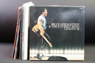 Vinyl / Autographs - 2 box sets and 16 12” singles by Bruce Springsteen including limited