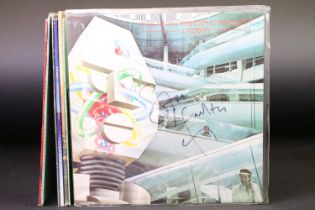 Vinyl / Autographs - 7 albums by The Alan Parsons Project all signed by band members, including