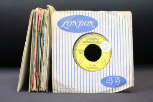 Vinyl - 19 mainly UK pressing Rockabilly / Rock ’N’ Roll 7” singles including promo, to include: Joe