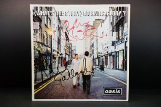 Vinyl - Autographs - Oasis – (What's The Story) Morning Glory?, original UK 1995 1st Damoont