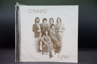 Vinyl / Autographs - 7 signed albums by Clannad, signed by at least 4 members on each of the albums.