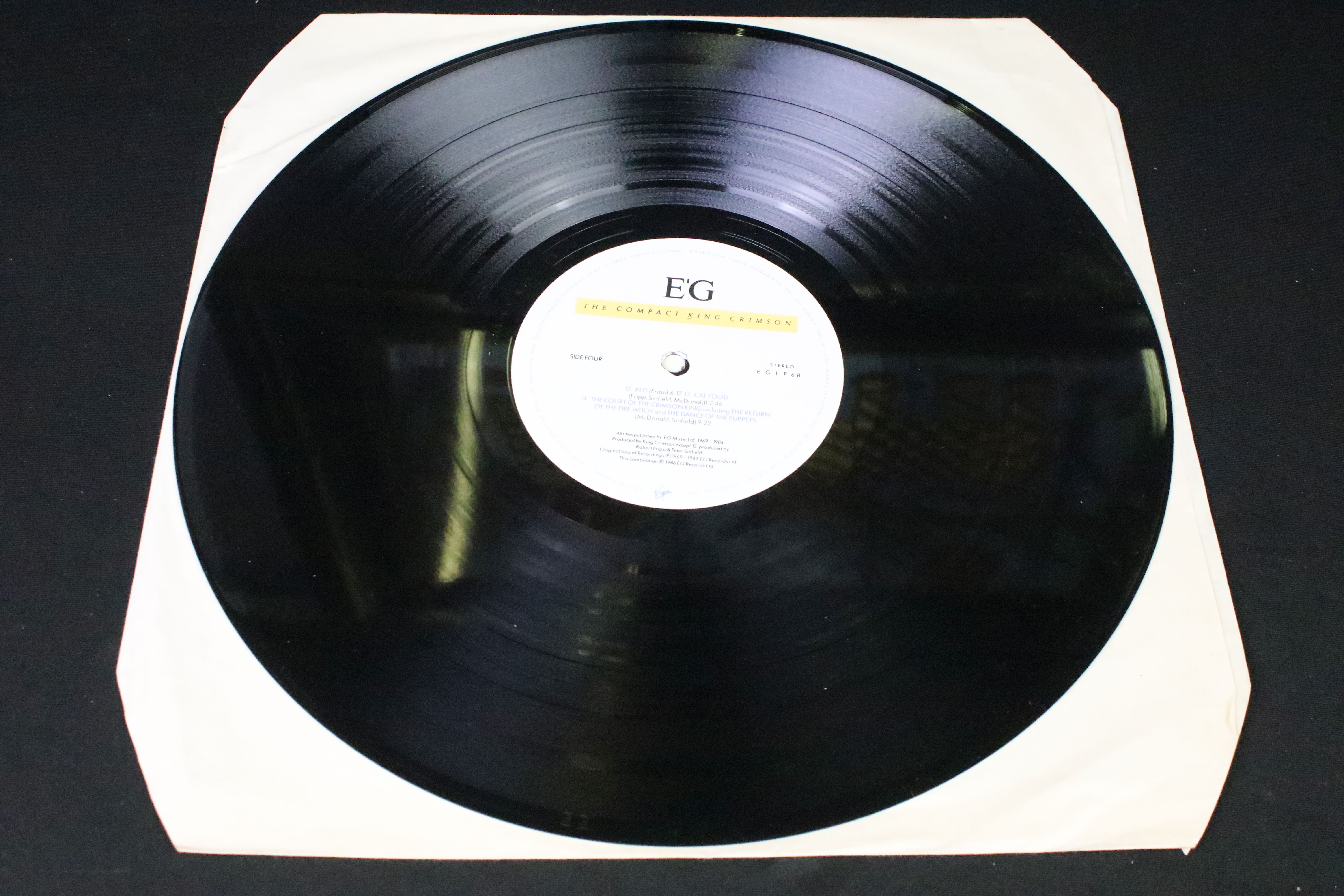 Vinyl / Autographs - King Crimson – The Compact King Crimson, original UK 1986 double album, EG - Image 12 of 14