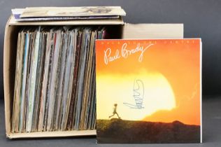 Vinyl / Autographs - Approximately 80 Rock and Pop albums all signed by the artists or band